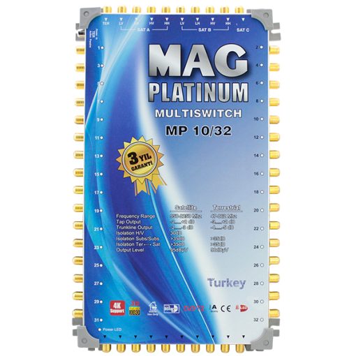 10*32 KASKATLI UYDU SANTRALİ MAG PLATINUM (4913)