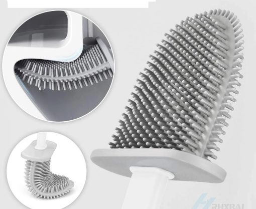 Hijyenik Klozet Temizleme Silikonu Esnek Fırça (4913)