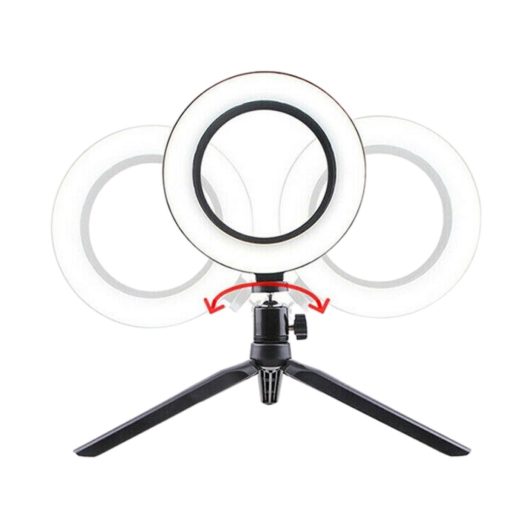 10inç 26cm Youtube Instagram Tiktok Selfie Stüdyo Video Fotoğraf Ring Light Tripod Led Halka Işık (4913)