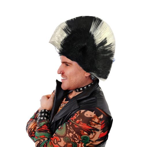 Mohican Mohawk Punk Peruk - 70 li 80 li Yıllar Peruk Model 5 (4913)