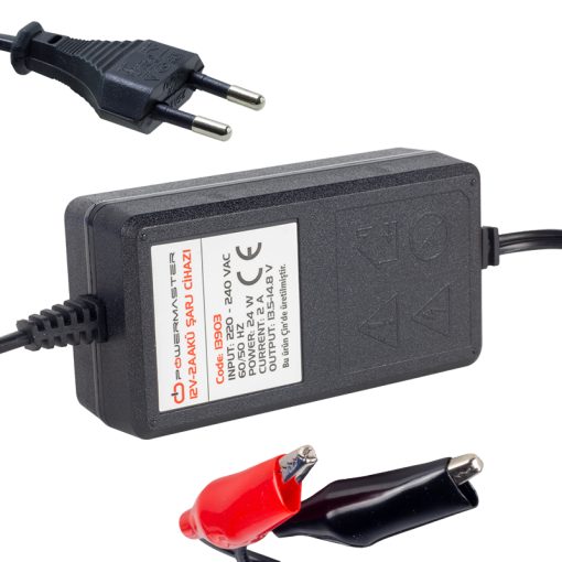 12 VOLT - 2 AMPER AKÜ ŞARJ CİHAZI (4913)