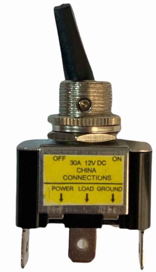 12 VOLT DC 30 AMPER TOGGLE SWİTCH ON-OFF IŞIKLI (IC-151B) (4913)