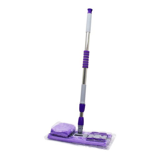 130CM SAPLI 360° DÖNER SAPLI PALET MOP - M.FİBER PASPAS YEDEK BEZLİ DUVAR SİLME MOP (4913)