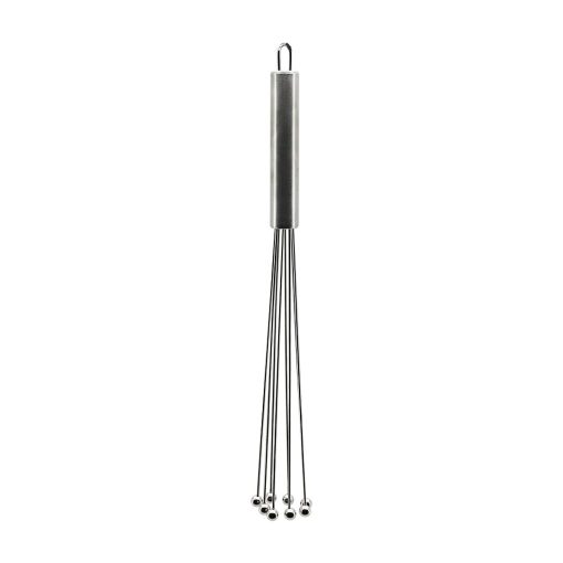 19CM   8Lİ METAL TOP UÇLU   KROM SAPLI  METAL ÇIRPICI (4913)