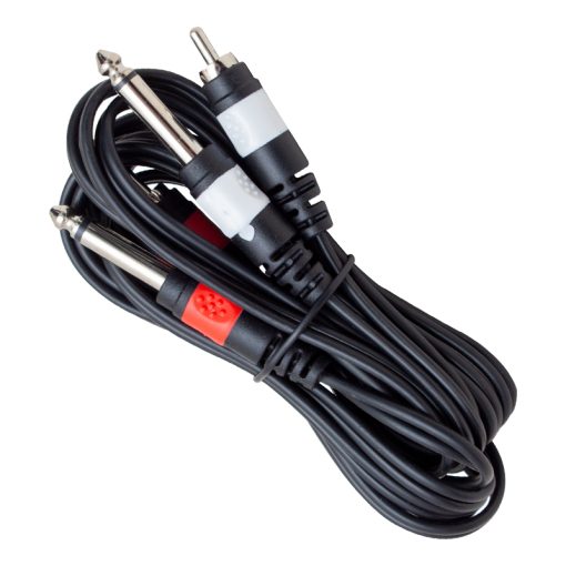 2 RCA + 2  MONO GİTAR JACK 3 METRE ARA KABLO (4913)