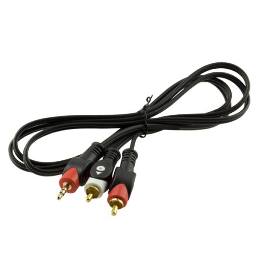 2 RCA ERKEK + 3.5 MM STEREO ERKEK 1.5 METRE 1.KALİTE KABLO (4913)