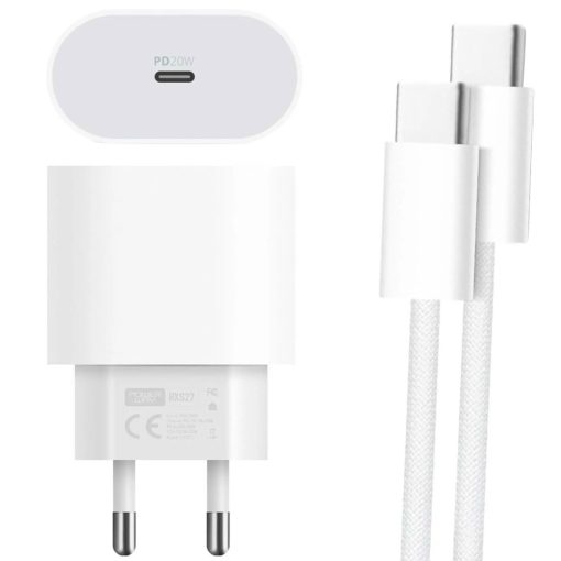 20 WATT TYPE-C ŞARJ BAŞLIK ADAPTÖRÜ + KABLO SETİ (APPLE 15 PRO-PROMAX UYUMLU) (4913)