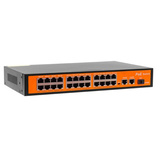 24 PORT 10/100/1000 MBPS 300 WATT 24+3+SFP POE GIGABIT ETHERNET SWITCH (4913)