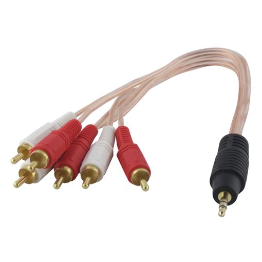 3.5 MM STEREO ERKEK / 6 RCA ERKEK 5+1 KABLO (4913)