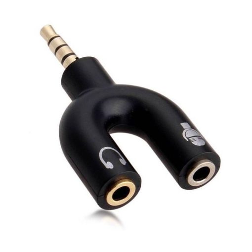 3.5 MM STEREO ERKEK KULAKLIK + HOPARLÖR DİŞİ ÇOKLAYICI JACK (4913)