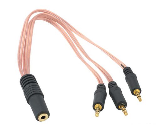 3.5 MM STEREO DİŞİ / 3 X 3.5 STEREO ERKEK 5+1 KABLO (4913)