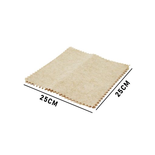 3 PCS 25X25CM YEŞİL LİF KABAK BİTİKİ ÜRETİMİ SAF DOĞAL TEMİZLİK BEZİ (4913)