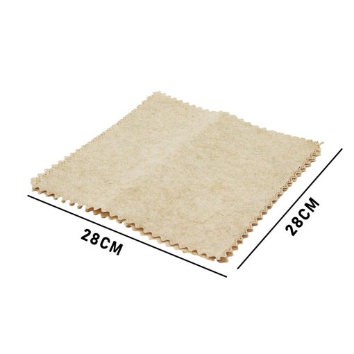 3 PCS 28X28CM YEŞİL LİF KABAK BİTİKİ ÜRETİMİ SAF DOĞAL TEMİZLİK BEZİ (4913)