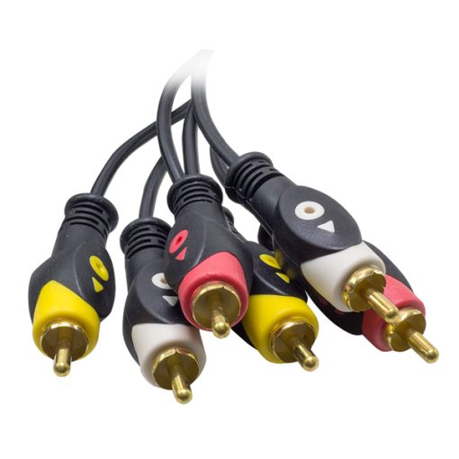 3 RCA + 3 RCA 3 METRE KABLO 1.KALİTE (4913)