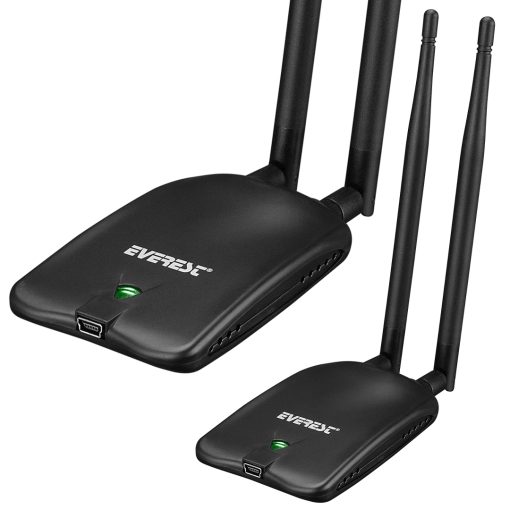 300 MBPS ÇİFT ANTENLİ KABLOSUZ WİFİ ALICI WIRELESS USB ADAPTÖR (KABLOLU) EWN-999 (4913)