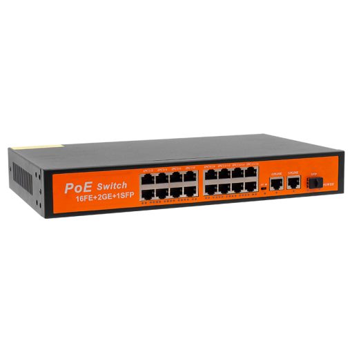 300W 10/100/1000 MBPS 16+3+SFP 16 PORT POE ETHERNET GIGABIT SWITCH (4913)