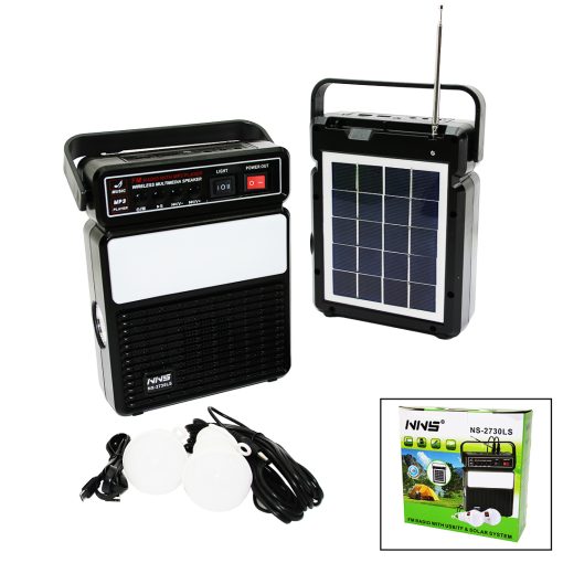 3IN1 - SOLAR2İN1 DİK MODEL EL FENERİ - RADYO - MP3BLUETOOTH - USB/ TF PORT - 2 PARÇA  AMPUL KABLOLU - POWERBANK (4913)