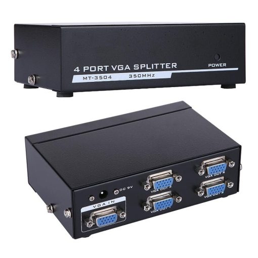 4 PORT 250 MHZ MONİTÖR ÇOKLAYICI VGA SPLITTER DAĞITICI (4913)