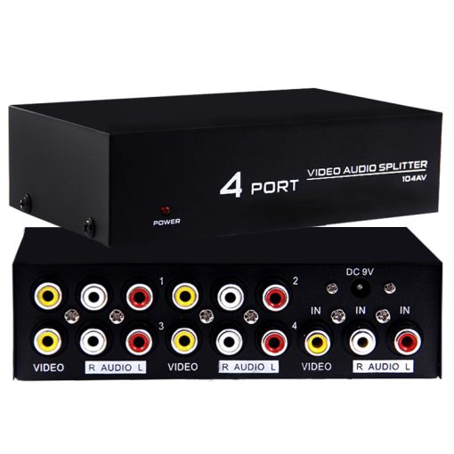 4 PORT VIDEO AUDIO SPLITTER DAĞITICI (4913)