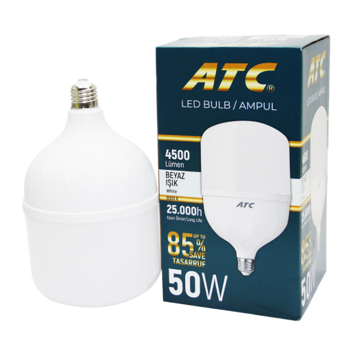 50W TORCH LED BULB AMPUL BEYAZ E27 (4913)