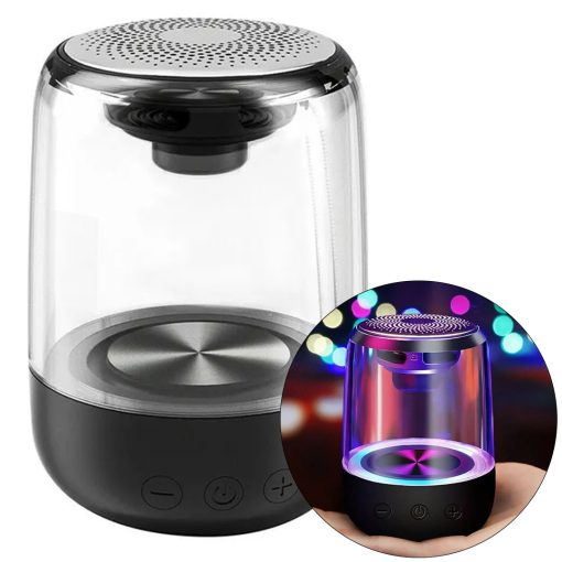 600 MAH TAŞINABİLİR RGB MİKROFONLU AUX/TF/BLUETOOTH 3 WATT HOPARLÖR SPEAKER (4913)