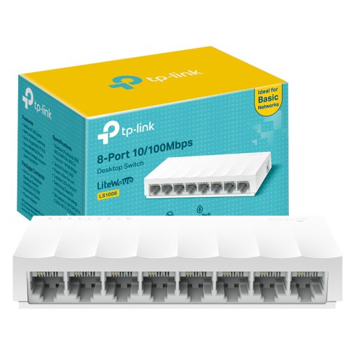 8 PORT 10/100 MBPS ETHERNET SWITCH LS1008 (4913)