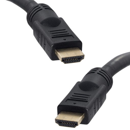 PLASTİK DÜZ SİYAH 30 METRE GOLD POŞETLİ HDMI KABLO (4913)