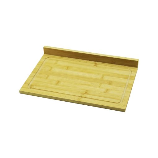 AHŞAP BAMBU KESİM PANOSU KANALLI - TEK KENAR YÜKSELTİ=3CM  24X35CM (4913)