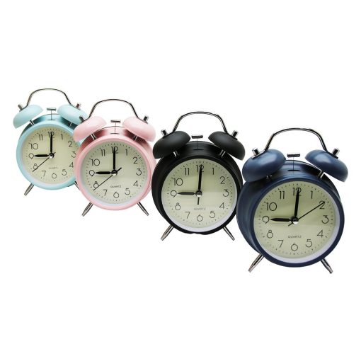 ALARM CLOCK BÜYÜK MAT RENKLİ MASA ÇALAR SAAT (4913)