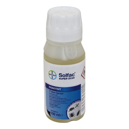 BAYER SUPER EC-25 SOLFAC İNTEKTİSİT S.SİNEK PİRE KENE H.BÖCEK İLAÇ SIVI 100ML (4913)