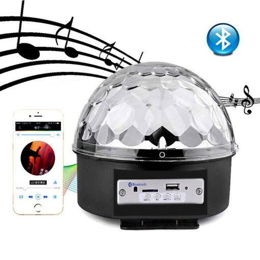 Bluetooth Sd Aux Usb Led Disko Lamba Topu Speaker (4913)