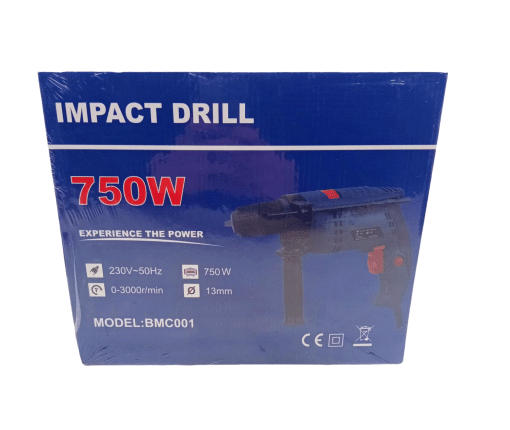 BMC-001 IMPACT DRILL DARBELİ MATKAP 13MM.750W (4913)