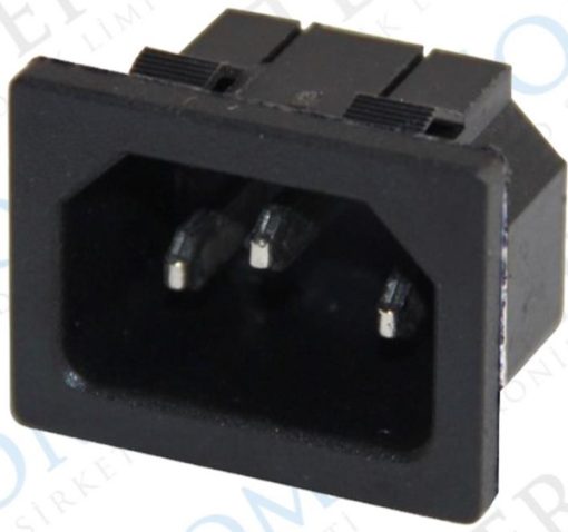 C14 POWER SOKET ERKEK KULAKSIZ AS-04 (IC-212B) (4913)