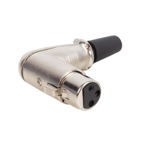 CANON FİŞ DİŞİ 90 DERECE L TİP XLR JACK FİŞ (4913)