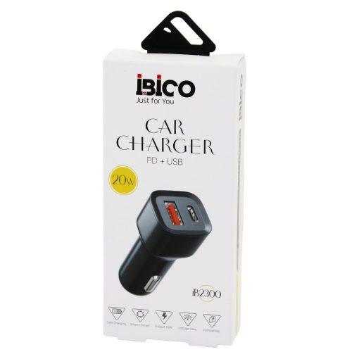 CAR CHARGER PD + USB OTO - ARAÇ ÇAKMAKLIK ŞARJ BAŞLIK 3.0 A 20W (4913)