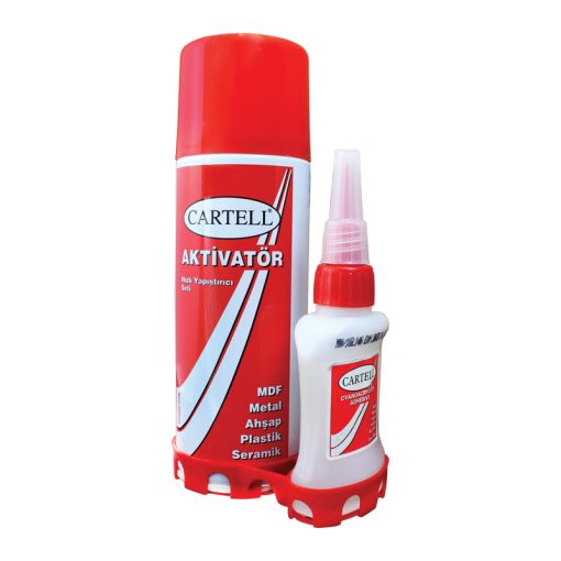 CARTELL HIZLI YAPIŞTIRICI SETİ (AKTİVATÖR)  200ML (4913)