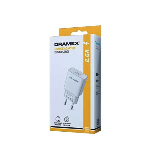 ,CHARGE ADAPTER D26B USB TEK BAŞLIK EV ŞARJI 2.6A (4913)