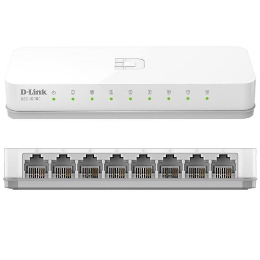 D-LINK DES-1008C 10/100 MBPS 8 PORT ETHERNET SWITCH (4913)