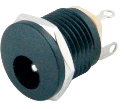 DC JAK 2.5MM SOMUNLU Ø12MM (IC-258) (4913)