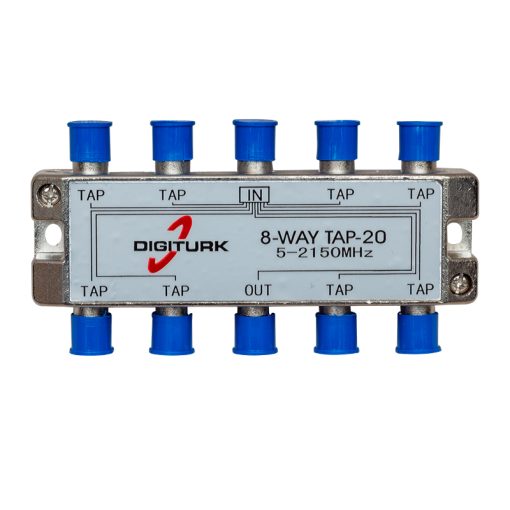 DIGITURK 5-2150 MHZ 20DB 8 YOLLU TAP SWITCH 1/8 SPLITTER (4913)