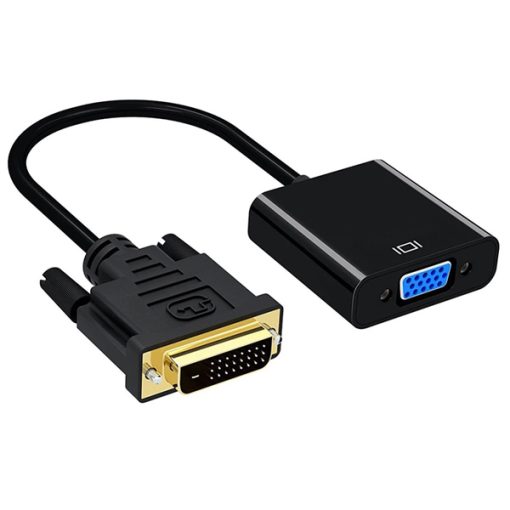 DVI-D 24+1 ERKEK TO VGA DİŞİ ÇEVİRİCİ ADAPTÖR KABLO DVI-D TO VGA ADAPTÖR (4913)