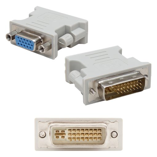 DVI TO VGA DÖNÜŞTÜRÜCÜ (DVI ERKEK VGA DİŞİ) DVI 24+5 PİN (4913)