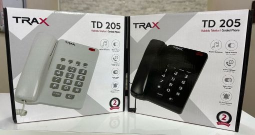 EKRANSIZ MASAÜSTÜ KABLOLU TELEFON TD-205 (4913)