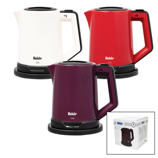 FAKİR LIA RENKLİ PLASTİK KETTLE SU ISITICISI 1.8LT 2000-2400W LİA (4913)