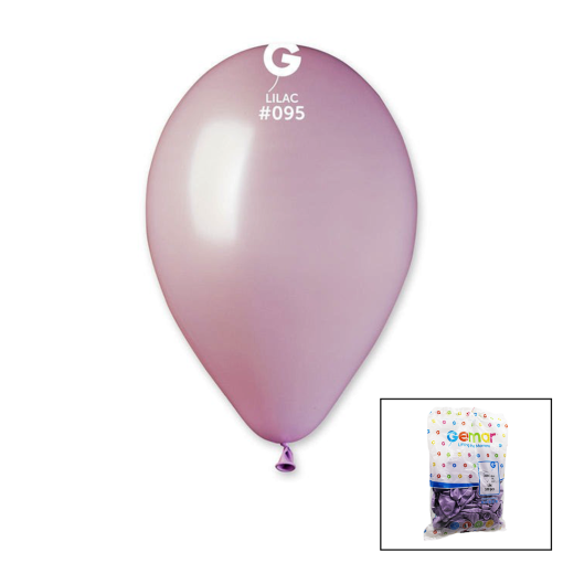 GM-110-95 METALİK - LİLA BALON 11&apos;&apos; - 28CM - 100 PARÇA (4913)