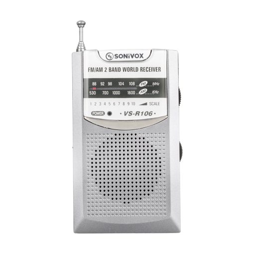 GRİ RENK CEP TİPİ ANALOG FM RADYO VS-R106 (4913)