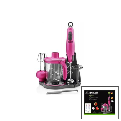 HARLEM HBS-2600 GROUP GR-2600 BİGCHEF 10IN1 BLENDER SET 1200W DOĞRAYICI - MİKSER YOĞURUCU - KARIŞTIRICI (4913)