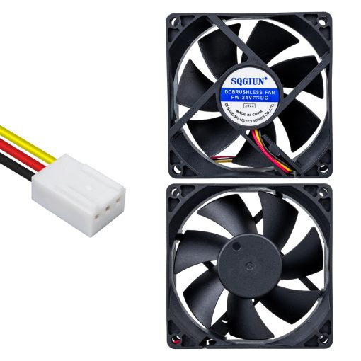 IC-216A FIRÇASIZ DC FAN 80X80X25MM 24 VOLT 3 PİN (4913)