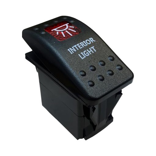 İÇ AYDINLATMA LAMBASI IŞIKLI 3P ON-OFF 12-24V MARIN SWITCH (IC-134M-S5) (4913)