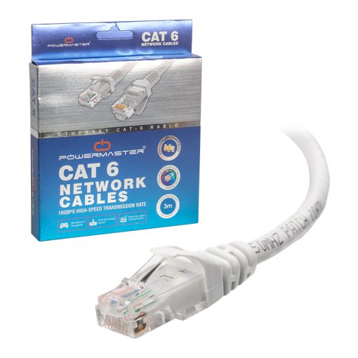 KABLO.CAT6 3 METRE GRİ  KUTULU (4913)